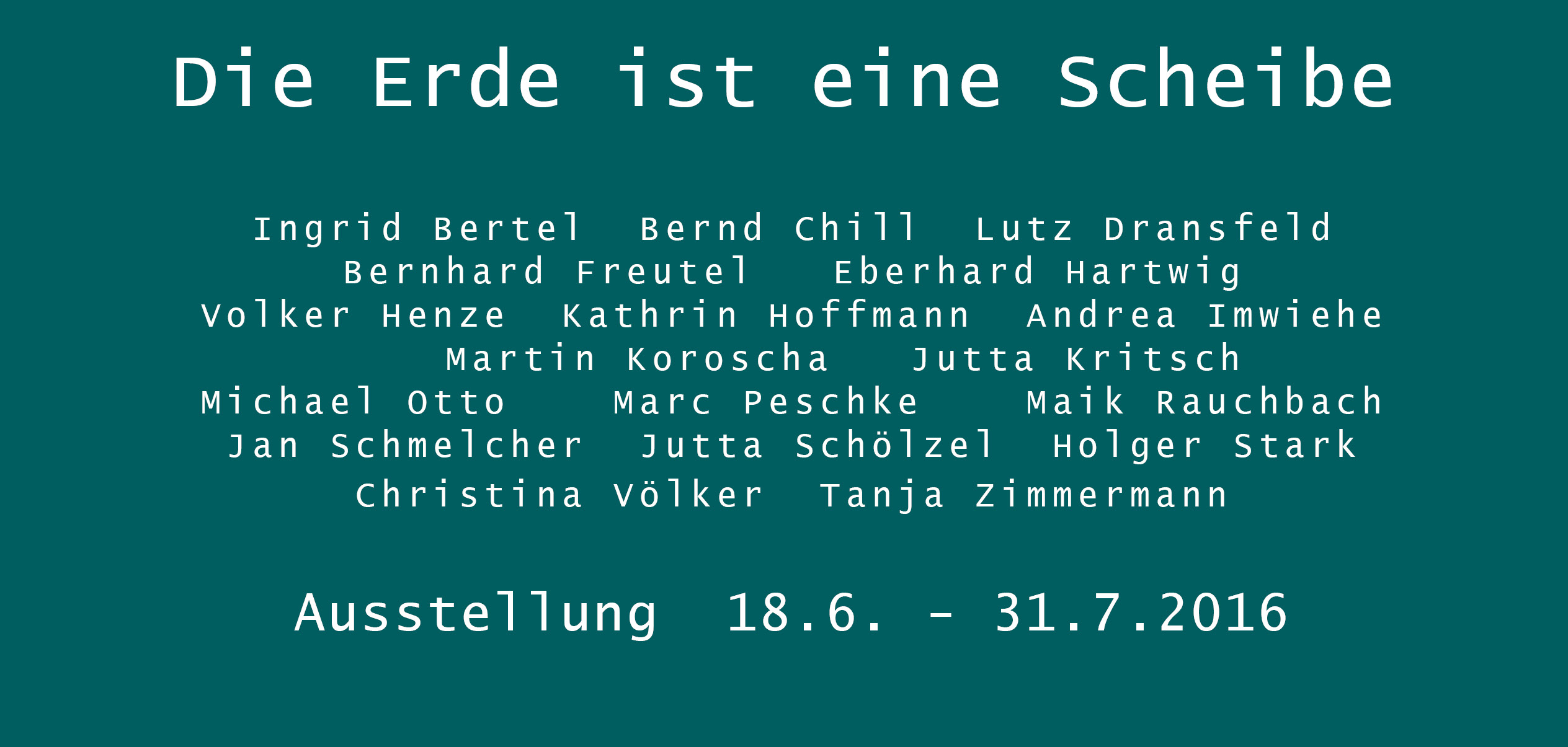 Die Erde ist eine Scheibe